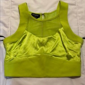 Bebe lime green top